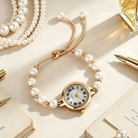 Ensemble Cadeau Luxe 3 Pièces Montre Quartz et Bijoux pour Femme Plaqué Or Rose – Idéal Anniversaire et Fêtes – Personnalisable