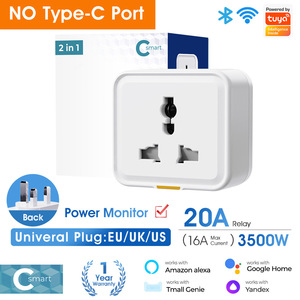 Enchufe Inteligente Universal de 16A con WiFi, Bluetooth, Control Remoto por Aplicación, Temporizador por Voz, Interruptor V0 Retardante de Llama - Product Image 4