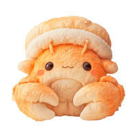 CPC OEM ODM conception de jouets animaux marins en peluche certifiés CE personnalisés gros yeux peluche crabe peluche pour cadeaux