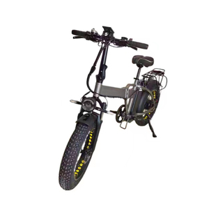Bicicleta Plegable Eléctrica de Alta Calidad con Motor sin Escobillas de 500W/1000W en la Rueda Trasera, Batería de Litio de 48V 15AH, Neumático Grueso de Aluminio de 20 Pulgadas, Bicicleta Eléctrica Urbana K5 Potente - Product Image 4
