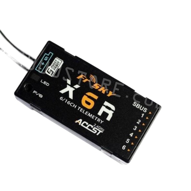 FrSky X6R 2.4G 16CH SBUS Receiver PCB Antenna Port Data Return for Taranis X9D Jumper T16 T18 Radiomaster TX16S RC Drone