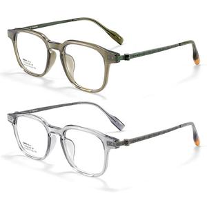 <span class=keywords><strong>Lunettes</strong></span> de vue vintage rétro à monture large carrée <span class=keywords><strong>pour</strong></span> hommes, style cool de designer, monture optique <span class=keywords><strong>pour</strong></span> myopie - Product Image 1