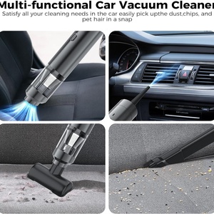 Aspirateur de voiture portable sans fil 3-en-1 avec logo personnalisé, moteur 75000 tr/min, aspirateur à main et souffleur d'air haute puissance 12000PA - Product Image 4