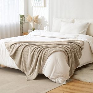 ผ้าห่มผ้าสักหลาดขนแกะสองชั้นสำหรับฤดูหนาวขนาดคิงไซส์ - Product Image 6