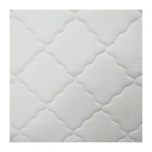 Factory custom cheap white cotton quilted fabric of different thickness for mattresses