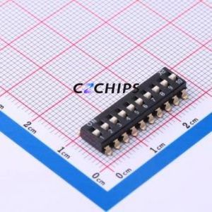 DSIC10LSGER DIP Switch Switch ( Number of Switch Sections: 10 )( Lead Spacing: 2.54mm ) - Product Image 1