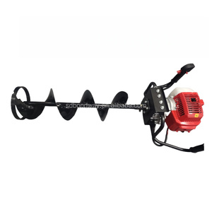 Tarière industrielle 52cc de qualité professionnelle, foret hélicoïdal pour le sol, perceuse à inversion, machine à percer <span class=keywords><strong>manuelle</strong></span>, alimentation par batterie métallique - Product Image 3