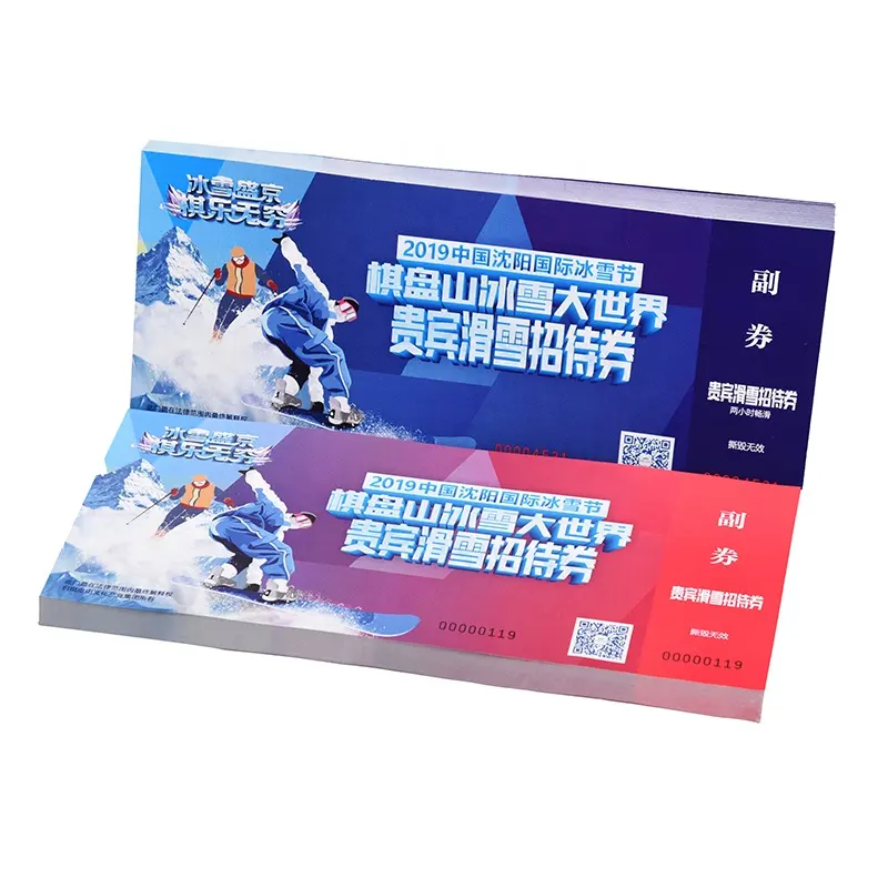 Customized Thermal Roll Cheapest Plane Ticket Booking Flight Tickets