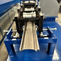 Máquina Formadora de Rollos para Puertas Enrollables con Motor, Material de Acero Inoxidable, Control PLC, Larga Vida Útil