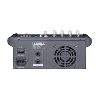 Mezclador de Audio USB Profesional Mini Metálico Lane PMX-402D de 4 Canales con Efectos de Retraso y Mezcla Integrados, Bluetooth para DJ de Escenario