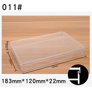 Hình Chữ Nhật Trong Suốt PS Nhựa <span class=keywords><strong>Container</strong></span> Với Nắp Cho Kẹo Cookie Mỹ Phẩm Pha Lê Sô Cô La Bao Bì Thực Phẩm Hộp - Product Image 5