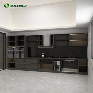 Meuble <span class=keywords><strong>de</strong></span> cuisine semi-haut encastrable pour appareils électroménagers, entièrement en aluminium, armoire <span class=keywords><strong>de</strong></span> rangement demi-hauteur pour appareils - Product Image 6
