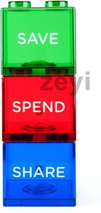 Hucha de Plástico Transparente Cuadrada con Logotipo Personalizado de Alta Calidad, Ahorradora de Monedas, para Niños y Niñas - Product Image 3