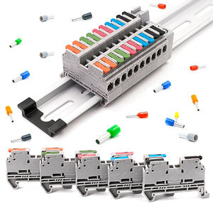 Connecteur de câble à ressort sans pression à branchement rapide série KV, bornier de montage sur rail DIN pour panneau électrique - Product Image 5