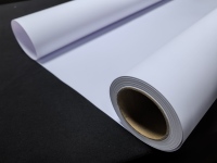 Feuilles de plastique rigide PVC blanc mat opaque, matériaux pour impression à base d'eau, rouleau de film PVC rigide