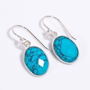 Pendientes colgantes de plata de ley 925 con piedras preciosas de corte ovalado de cuarzo rosa natural, exportador de joyas de piedras preciosas de plata fina, joyería antigua - Product Image 4