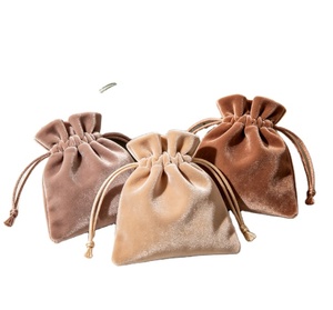 Pochette en velours recyclable à cordon, petit sac à bijoux, emballage cadeau pour mariage, bonbons, boucles d'oreilles, luxe, durable - Product Image 3