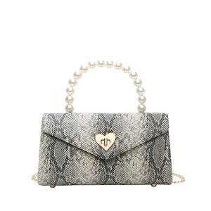 2024New Fashion Hot Selling Shoulder <b>Bag</b> Crossbody Trend Small Square <b>Bag</b> Wholesale <b>Pearl</b> Zipper - Product Image 4
