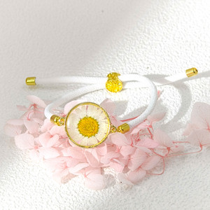 <span class=keywords><strong>Bracelet</strong></span> à fleurs pressées best-seller, réglable, cadeau d'anniversaire <span class=keywords><strong>personnalisé</strong></span> pour <span class=keywords><strong>homme</strong></span> et femme, <span class=keywords><strong>bracelet</strong></span> à fleurs du mois de <span class=keywords><strong>naissance</strong></span> - Product Image 5