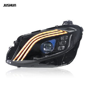 อะไหล่ไฟหน้ารถ Jushun W213 LED Maybach 3บาร์สำหรับ Mercedes Benz E Class 2016 2020 - Product Image 1