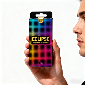 Boîte d'emballage de préservatifs écologiques avec logo personnalisé, boîte en papier enduit pliable pour usage intime adulte et emballage de vente au détail - Product Image 3