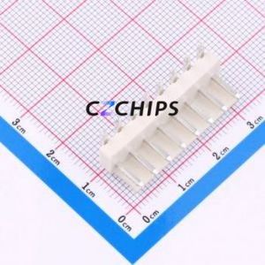 BX-VH3.96-8PWZ-GW Wire-to-Board Pin Header Bent Lead Through Hole,P=3.96mm Connector 1x8P 3.96mm Right Angle Insert VH - Product Image 1