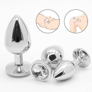 ชุดปลั๊กอินสเตนเลสพร้อมอัญมณีสำหรับผู้หญิง,ตัวขยายปลั๊กเสียบทวารหนักหางจิ้งจอกปลั๊กเสียบตูดขนาดใหญ่สินค้าปี S-HANDE - Product Image 2