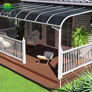 Op Maat Gemaakte Aluminium Pergola Met Geautomatiseerd Lamellendak Buiten <span class=keywords><strong>Carport</strong></span> Zonnekap Behandeld Hout Voor Parkeergarages Natuur - Product Image 2