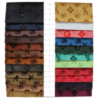 Ecopelle stampata in PVC goffrato in 0.6 MM con Base in tessuto a maglia per borse, imballaggio, indumento, ecopelle con stampa personalizzata