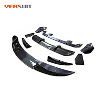 Kit Aerodinámico Completo para BMW X5 F15 X6 F16 M Sport Estilo MP, Labio Delantero Negro Brillante, Difusor Trasero