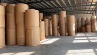 Factory Direct Price Customized Yellow Recycled Materials Roll Kraft Paper