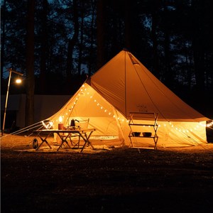 Villa de lona de algodón de 320gsm plegable para playa, tiendas de lujo para exteriores, hotel, lona, complejo turístico, <span class=keywords><strong>camping</strong></span> - Product Image 2