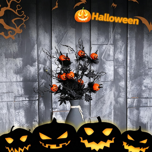 CZFIT - Set de Decoración Ecológica para el Hogar con Ramo de Calabazas de Plástico para Halloween y Mardi Gras - Product Image 2