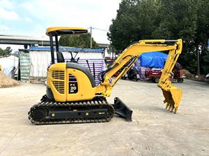 Excavadoras de Orugas Komatsu Usadas con Certificación CE, Komatsu PC20 de 2 Toneladas, Mini Excavadoras con Bomba Hidráulica Shimadzu, Acoplador Rápido y Martillo - Product Image 6