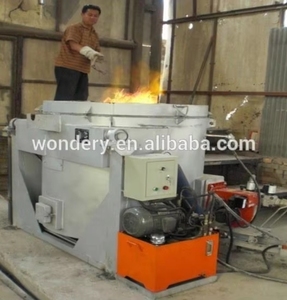 Dễ dàng để cài đặt và vận hành thủy lực nghiêng khí đốt nhỏ đồng nóng chảy lò để bán - Product Image 4