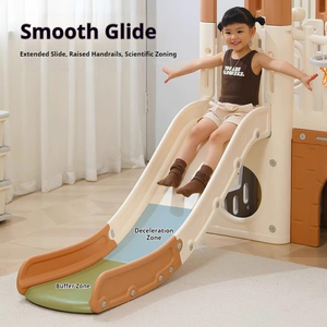 Gran Castillo <span class=keywords><strong>de</strong></span> Juegos Interior con Toboganes Dobles para Niños, Centro <span class=keywords><strong>de</strong></span> Actividades <span class=keywords><strong>de</strong></span> <span class=keywords><strong>Escalada</strong></span>, Equipo <span class=keywords><strong>de</strong></span> Gimnasio para Bebés, Jardín <span class=keywords><strong>de</strong></span> Infancia - Product Image 5