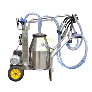 Pompa per Vuoto in Acciaio Inox 304 - Caraffa per Latte da 25L per Mucche, Pecore, Soluzione per Mungitura Commerciale in Allevamenti Lattiero-Caseari - Product Image 1