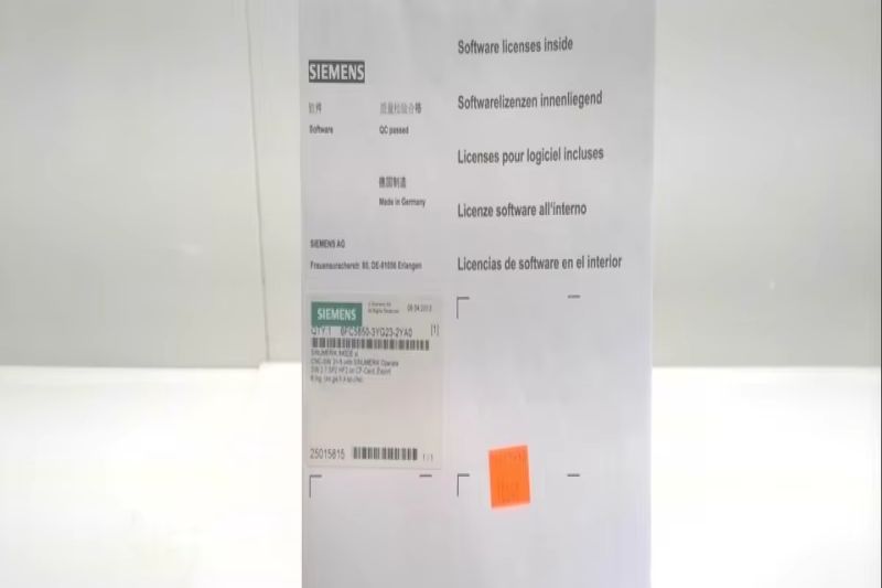 6FC5850-3YG23-2YA0 840DE <strong>CNC</strong>-<strong>SOFTWARE</strong> WLICENSE N 271373 Original Brand New