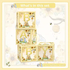 Di fascia alta <span class=keywords><strong>da</strong></span> 30cm con stampa Winnie per scatola a sorpresa transfrontaliera per bambini e famiglia decorazione per festa di compleanno puntelli fotografici per alimenti zuccherati - Product Image 5