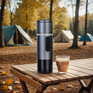 Cafetera de goteo inteligente automática portátil tipo C carga eléctrica Cápsula de agua caliente máquina de café expreso para uso al aire libre batería - Product Image 2