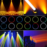 Projecteur mobile LED 295W avec fonction Halo, contrôle DMX512, culot E27 pour mariages, discothèques et spectacles de DJ