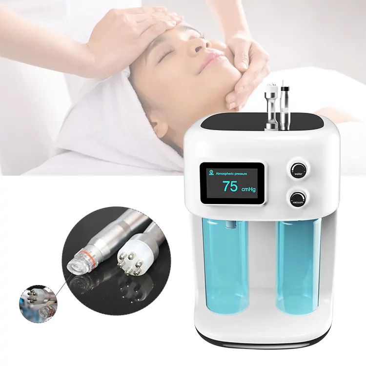 Machine de Dermabrasion faciale à forte puissance d'aspiration Taibo Hydro pour les soins de la peau avec rajeunissement RF