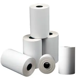 Rollo de papel térmico de 58mm para impresora de recibos, venta al por mayor, fabricante de China, caja registradora, pos