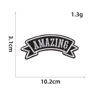 Gepersonaliseerde custom wit-zwarte punk slogan varsity jack met motor thema, strijkbaar borduurwerk, rockband logo patches - Product Image 4