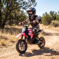 Moto électrique miniature pour enfants, alimentée par batterie au lithium 36V350W, tout-terrain