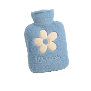 Chauffe-mains en caoutchouc haute densité anti-déflagrant housse en tissu lavable amovible <span class=keywords><strong>bouillotte</strong></span> écologique - Product Image 4