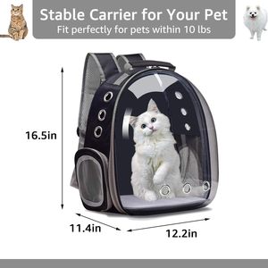 Capsule Transparent Oxford Fashion Outdoor Foldable Travel Transport Carrier Dog Travel Bga Large Capacity Backpack Cat Zipper - Product Image 3