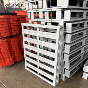 מותאם אישית כבד ברזל פלדה stacklets stackable מדף תואם מחסן פתרונות אחסון למכירה - Product Image 5