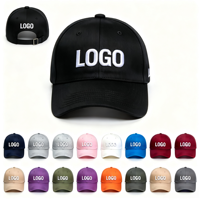 Casquette de baseball publicitaire ajustable 100 % coton avec logo personnalisé, motif brodé, casquette sportive à 6 panneaux