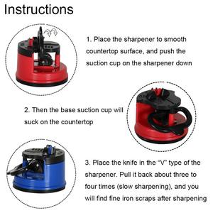 Aiguisoir de couteaux super tranchants, comme on scie à la télévision, en acier au tungstène bleu pour accessoires de cuisine, vente en gros - Product Image 2